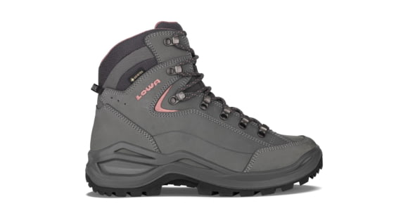 Lowa Renegade Evo GTX Mid Hiking Shoes - Women's, Graphite/Rose, 5.5, 197827013372