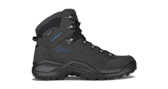 Lowa Renegade Evo GTX Mid Hiking Shoes - Women's, Wide, Anthracite/Steel Blue, 9.5, 197827011507
