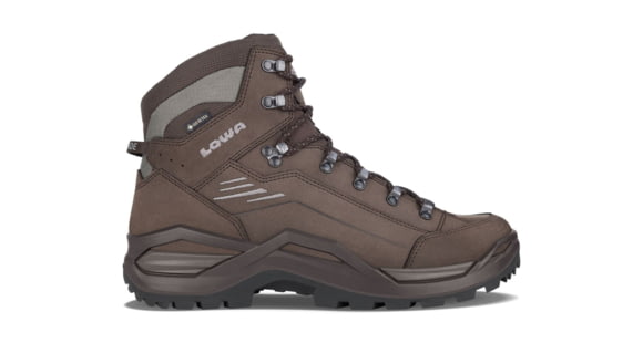 Lowa Renegade Evo GTX Mid Hiking Shoes - Women's, Wide, Espresso/Seaweed, 7.5, 197827011736