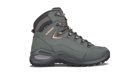 Lowa Renegade Evo GTX Mid Hiking Shoes - Women's, Wide, Graphite/Apricot, 6, 197827012269