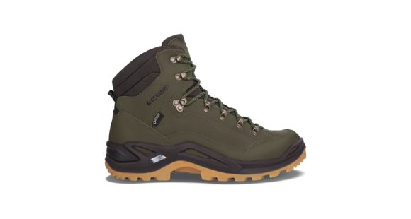 Lowa Renegade GTX Mid Hiking Shoes - Men's, Medium, 8 US, Forest/Dark Brown, 3109457193-FORDBR-MD-8