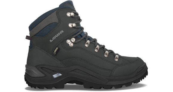 Lowa Renegade GTX Mid Hiking Shoes - Mens, Dark Gray/Navy, 15, Narrow, 3109439449-DGYNAV-M150