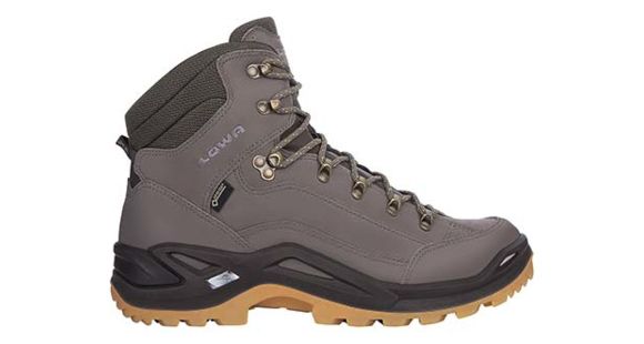 Lowa Renegade GTX Mid Hiking Shoes - Men's, Medium, 11 US, Stone/Dark Brown, 3109459593-STNDBR-M110