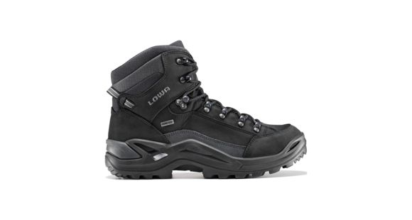 Lowa Renegade GTX Mid Hiking Shoes - Mens, Black/Grey, 8, 3109459930-M080