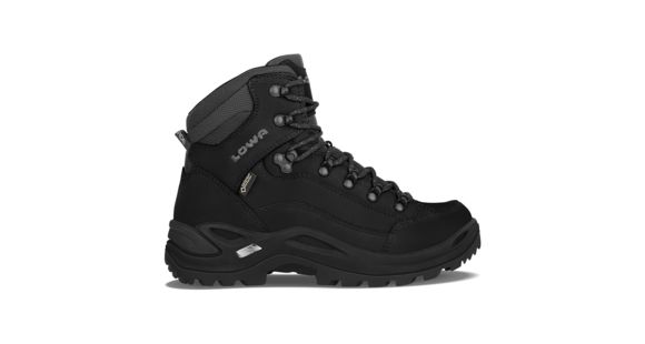 Lowa Renegade GTX Mid Hiking Shoes - Womens, Deep Black, Medium, 10, 3209450998-DEPBLK-MD-10