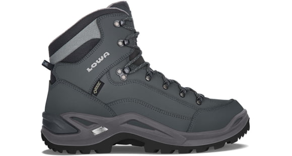 Lowa Renegade GTX Mid Hiking Shoes - Men's, Medium, 9 US, Graphite/Light Gray, 3109459726-GRPLGY-9 US