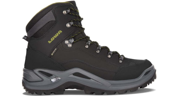 Lowa Renegade GTX Mid Shoes - Men's, Black/Olive, 12 US, Medium, 3109459948-BLKOLV-M-12