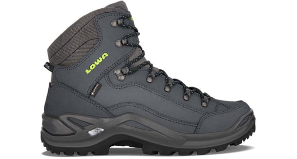 Lowa Renegade GTX Mid Hiking Shoes - Men's, Medium, 12 US, Dark Blue/Lime, 3109456702-DBULIM-Medium-12