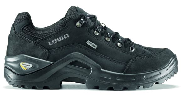 Lowa Renegade II GTX Lo Hiking Shoe - Men's-Black/Black-Wide-8
