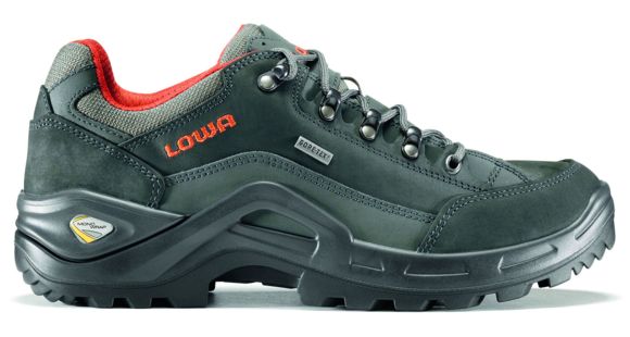 Lowa Renegade II GTX Lo Hiking Shoe - Men's, Grey/Rust-Medium-8