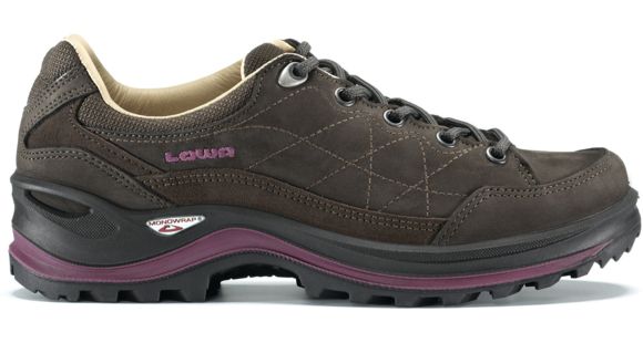 Lowa Renegade III LL Lo Casual Shoe - Women's -Slate/Berry-Medium-7