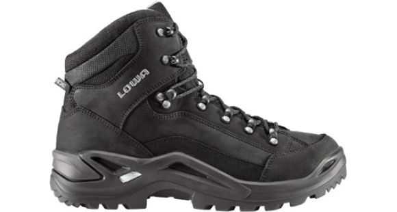 Lowa Renegade LL Mid Hiking Boot - Women's, Black-Medium-7