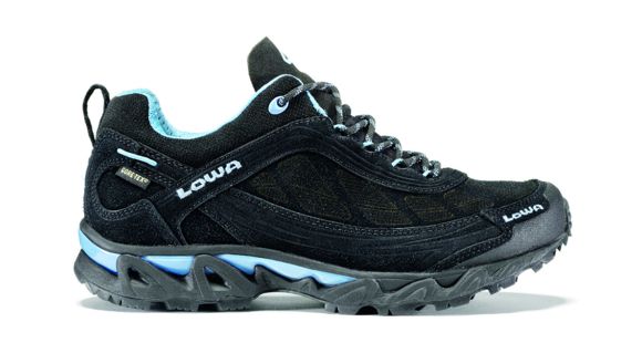 Lowa S-Cloud GTX Hiking Shoe - Women's, Black/Blue-Medium-6 US