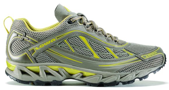 Lowa S-Crown Mesh Trail Running Shoe - Men's-Beige/Olive-7.5 US