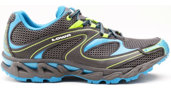 Lowa S-Curve Mesh Trail Running Shoe - Men's-Anthracite/Turquoise-8.5 US