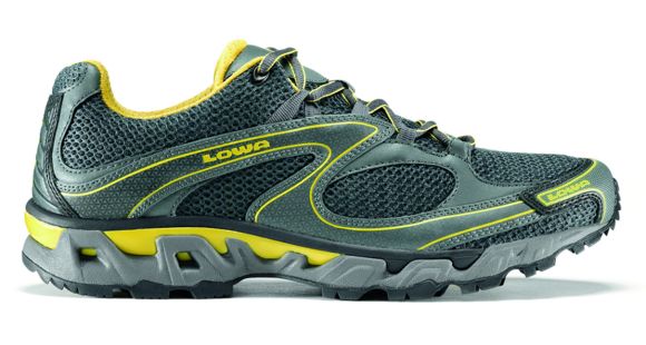 Lowa S-Curve Mesh Trail Running Shoe - Men's-Anthracite/Yellow-8 US