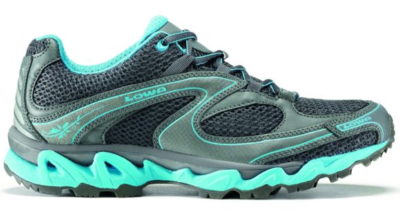 Lowa S-Curve Mesh Trail Running Shoe - Women's-Anthracite/Blue-9 US