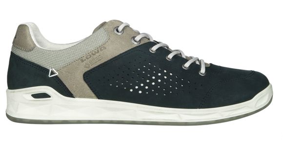 Lowa San Francisco GTX Casual Shoe - Men's, Navy/White-Medium-8.5