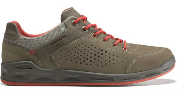 Lowa San Francisco GTX Casual Shoe - Men's, Olive/Red-Medium-11.5 US