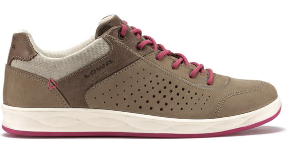 Lowa San Francisco GTX Surround Casual Shoe - Women's, Taupe/Berry, 10.5, Medium, 3208004651-TPEBER-M105