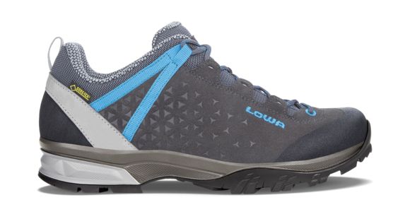Lowa Sassa GTX Lo Hiking Shoe - Women's, Anthracite/Blue, 7.5, Medium, 2207129743-ANTBLU-M075