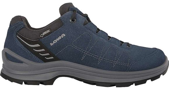Lowa Tiago GTX Lo Hiking Shoe - Men's-Denim/Grey-Medium-9