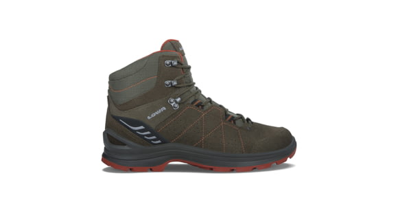 Lowa Tiago Mid Hiking Boot, Medium - Men's, Slate/Rust, 7.5, 3106439744-M075