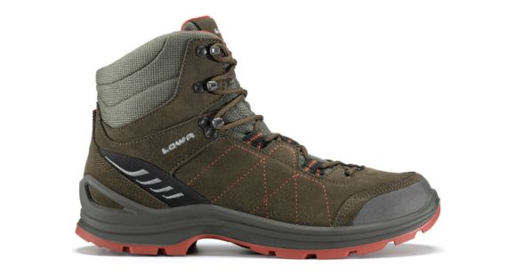 Lowa Tiago Mid Hiking Boot - Men's, Slate/Rust-Medium-13
