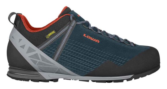 Lowa Ticino GTX Lo Approach Shoe - Men's, Navy/Rust, 11, Medium, 2107456975-NAVRST-M110