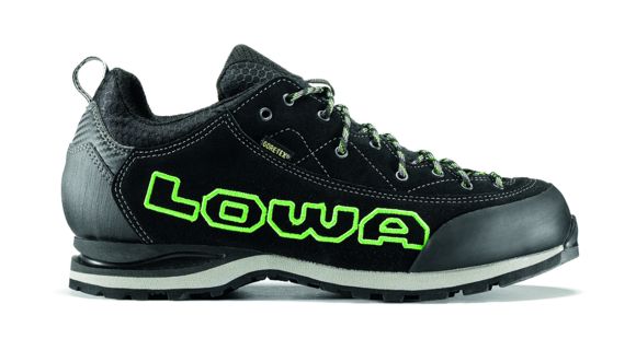 Lowa Triolet GTX Mountaineering Shoe - Men's, Black/Lime-Medium-13 US