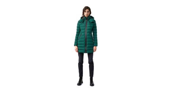 Mackage Farren Lightweight Down Coat - Women's, Green, Large, Farren-R-Green-L
