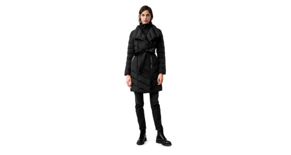 Mackage Ilena Lightweight Down Coat - Women's, Black, Extra Small, Ilena-Black-XS