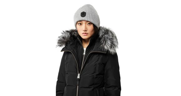 Mackage Jude Knit Hat, Light Grey, One Size, Jude-Light Grey