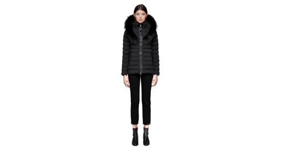 Mackage Kadaliina-X, Black-Fox Fur, S, KADALIINA-X-BLACK-FOX FUR-S