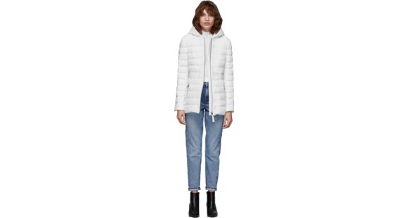 Mackage Kaila Urban Insulated Jacket - Women's, Off White, Extra Small, Kaila-Off White-XS