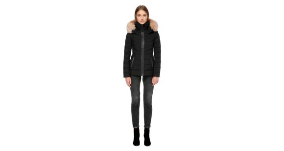 Mackage Patti-X Lightweight Down Jacket with a Removable Hood - Women's, Black, Large, PATTI-X-BLACK-L