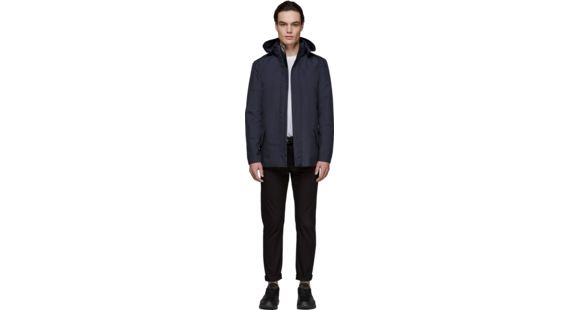 Mackage Shawn Urban Rain Jacket - Men's, Navy, Large, Shawn-Navy-Large