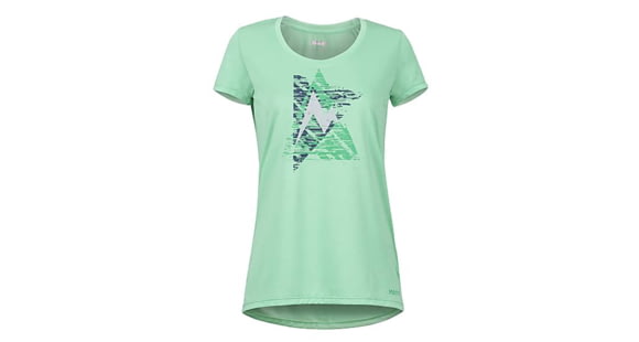Marmot Post Time Tee - Women's, Double Mint, Extra Small, 48410-4839-XS