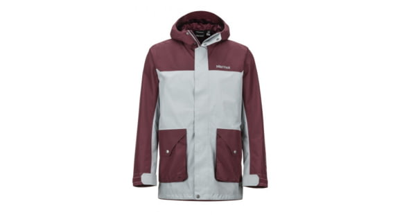 Marmot Wend Jacket - Men's, Grey Storm/Burgundy, Medium, 40670-1535-M