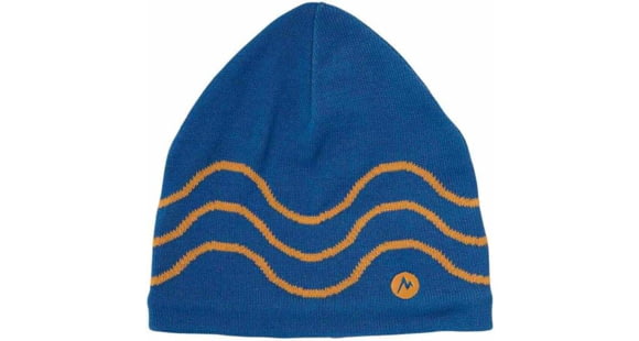 Marmot 50th Anniversary Beanie Hat - Men's, Trail Blue/Golden Sun, One Size, M15770-23244-OS