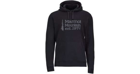 Marmot 74 Hoody - Men's-Black-Medium