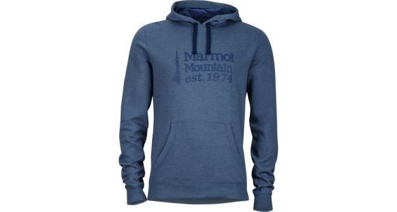 Marmot 74 Hoody - Men's-Storm Cloud Heather-X-Large