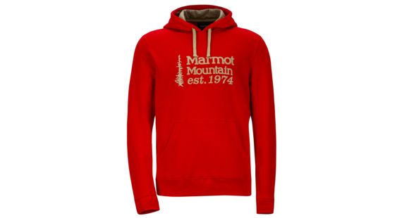 Marmot 74 Hoody - Men's-Team Red-Medium, 889169835414