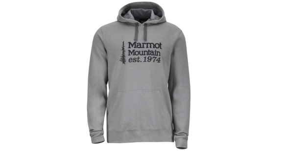Marmot 74 Hoody - Men's-Steel Heather-Large, 889169835278