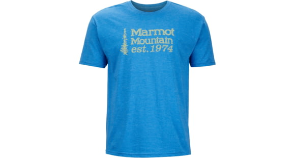 Marmot 74 Short Sleeve Tee - Men's-Royal Heather-X-Large