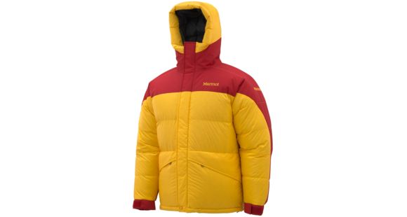 Marmot 8000 Meter Parka - Men's-Golden Yellow/Fire-XX-Large