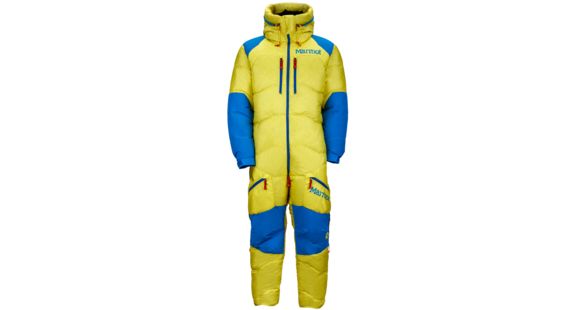 Marmot 8000 Meter Suit - Men's-Acid Yellow/Cobalt Blue-Medium