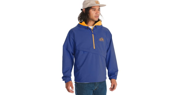 Marmot 96 Active Anorak - Men's, Trail Blue/Golden Sun, 2XL, M14193-23244-XXL
