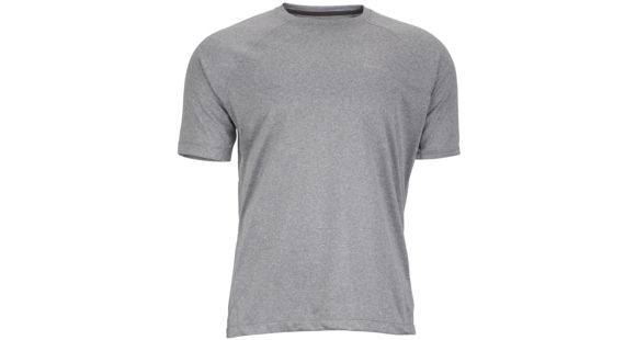 Marmot Accelerate Short Sleeve Shirt - Men's-Steel Heather-Medium, 889169820656