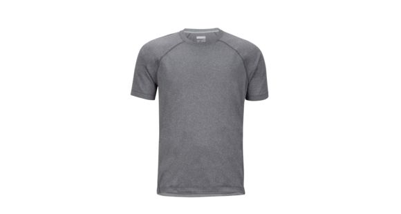 Marmot Accelerate Short Sleeve T-Shirt - Men's, Grey Storm Heather, Extra Large, 53550-1870-XL